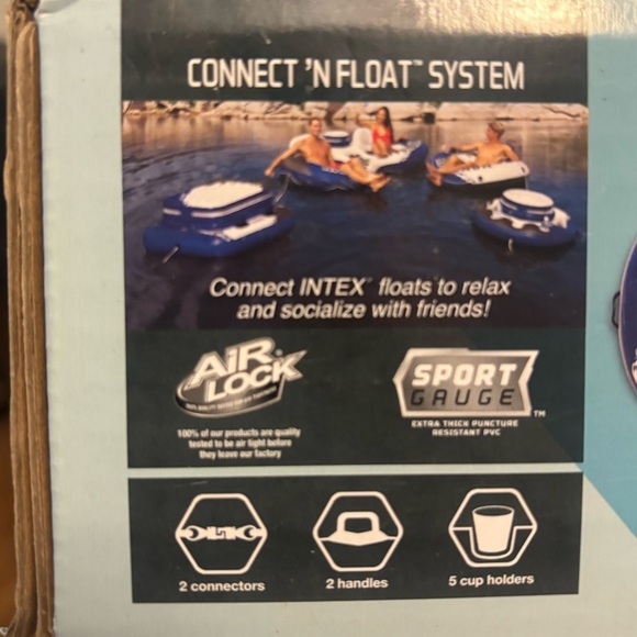 Intex Mega Chill Floating Cooler See Photos For Size Type & Model New - Picture 5 of 6